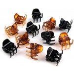 Skřipec do vlasů malý 20x20 mm - mix (12 ks) – Zboží Dáma