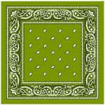 Blingstar bandana šátek Olive Green B1383 – Hledejceny.cz