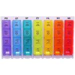 American Way Dávkovač na léky 28box 20,8 × 12,5 × 2,5 cm – Zboží Dáma