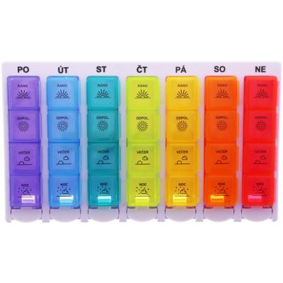 American Way Dávkovač na léky 28box 20,8 × 12,5 × 2,5 cm – Zboží Dáma