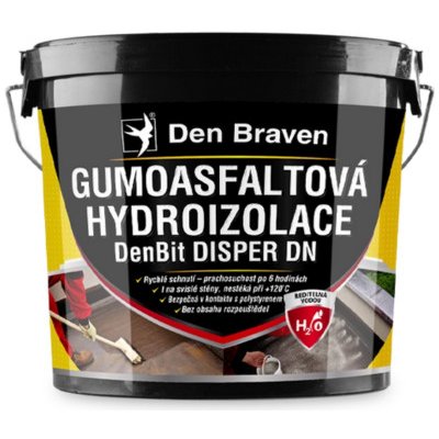 Den Braven Gumoasfaltová hydroizolace Den Braven DenBit DISPER DN 10 kg – HobbyKompas.cz