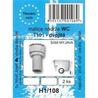 TĚSNĚNÍ NÝVLT s.r.o. SADA - těsnění k WC T101 - dvojitá - H1/108 – Zboží Dáma