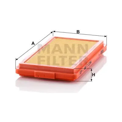 MANN FILTER Vzduchový filtr C 3394 – Hledejceny.cz