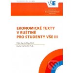 Ekonomické texty v ruštině pro studenty VŠE III. - Martin Filip – Sleviste.cz