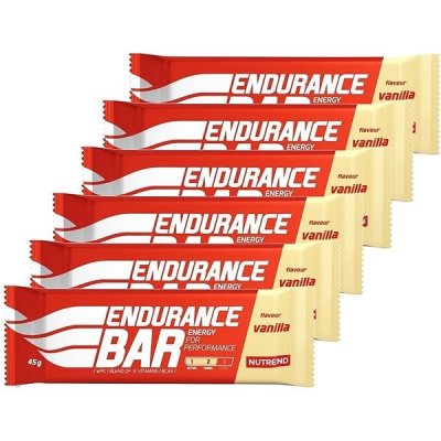 Nutrend Endurance Bar, 6 x 45 g – Zboží Mobilmania