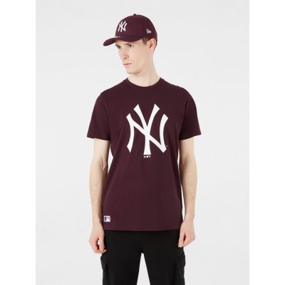 New Era pánské tričko MLB New York Yankees Maroon
