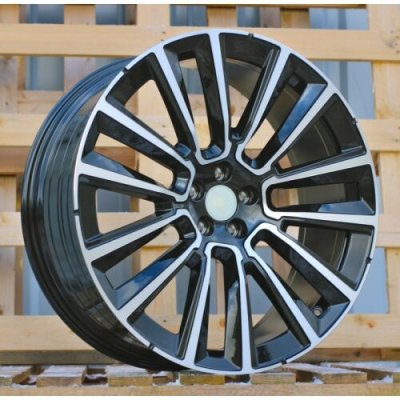 Racing Line YF7076 9x21 5x108 ET38.5 black polished – Hledejceny.cz