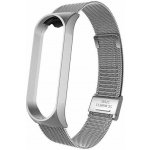 Xiaomi Milánský tah celokovový náhradní náramek univerzální pro Mi Band 3/4/5/6 se zapínáním stříbrná MBSCZ-MT4Z001 – Zboží Živě