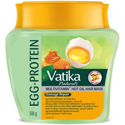 Dabur Vatika maska na vlasy Vaječný protein 500 g – Zbozi.Blesk.cz