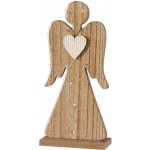 Boltze Figurka anděla Miranis, dřevo, 22 cm – Hledejceny.cz