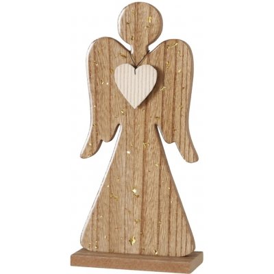 Boltze Figurka anděla Miranis, dřevo, 22 cm – Hledejceny.cz
