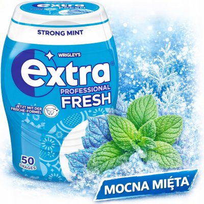 Wrigley's Extra Professional Fresh Strong Mint 50 ks – Zboží Dáma