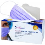 Wellsamed 3-vrstvé hypoalergenní ochranné ústenky fialová 50 ks – Sleviste.cz