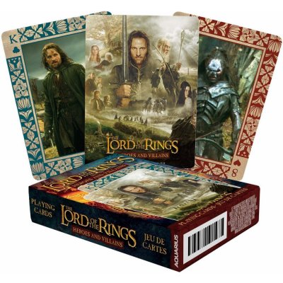 CurePink Lord of the rings|Pán prstenů: Heroes and Villains 54 karet – Hledejceny.cz