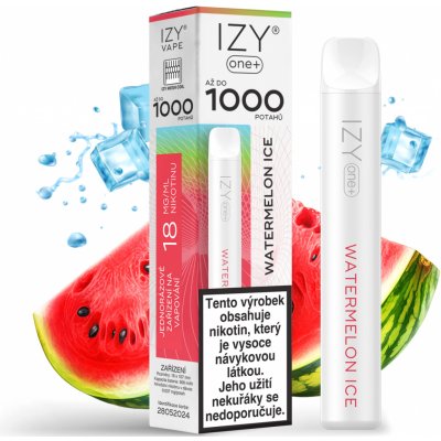 IZY VAPE IZY ONE+ Watermelon Ice 18 mg 1000 potáhnutí – Sleviste.cz