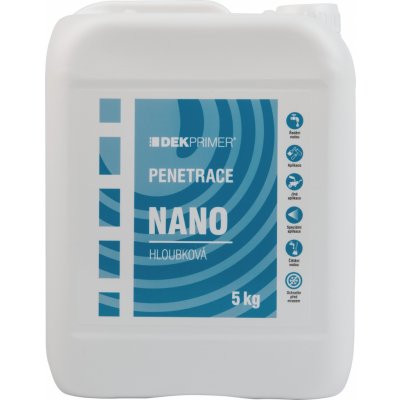 Penetrace hloubková DEKPRIMER NANO , 5 kg/bal. – Hledejceny.cz