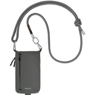 SwitchEasy Sacoche Utility Crossbody Bag + Strap Phone Lanyard 8.3mm - Concrete Gray – Zboží Živě