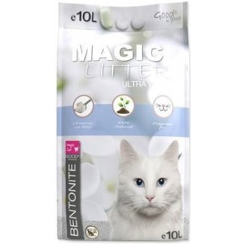 Magic Cat Magic Litter Bentonitový kočkolit Ultra White Baby Powder 10 l