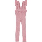 DĚTSKÉ BAVLNĚNÉ LEGÍNY CONDOR S KŠANDAMI A VOLÁNKY PALE PINK – Hledejceny.cz