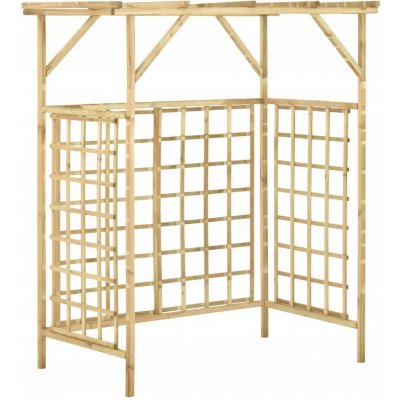 Dřevěná pergola VidaXL oblouk 168 cm – Hledejceny.cz