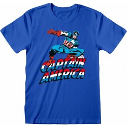 Marvel tričko Captain America Modrá