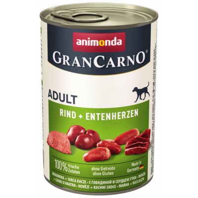 Animonda GranCarno hovězí a kachní srdce 400 g – Hledejceny.cz