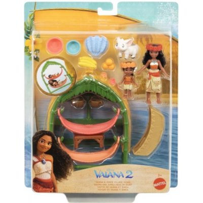 Mattel VAIANA Malá panenka VAIANA a sestra ve vesničce – Zboží Dáma