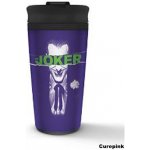 CurePink Nerezový cestovní hrnek DC Comics The Joker Straight Outta Arkham objem fialový MTM25370 450 ml – Hledejceny.cz