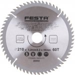 Festa Pilový kotouč s SK plátkem, 210 x 30 mm, 60 zubů, TCT 22333 – Sleviste.cz