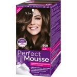 Schwarzkopf Perfect Mousse Permanent Color barva na vlasy 500 středně hnědý – Zboží Mobilmania