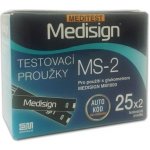 Meditest Medisign proužky testovací MS-2 50 ks – Hledejceny.cz