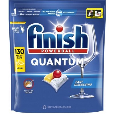 Finish Quantum All in1 tablety do myčky Lemon 130 ks – Zboží Dáma
