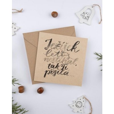 Be Nice EKO Přání vánoční Ježíšek letos – Zboží Dáma