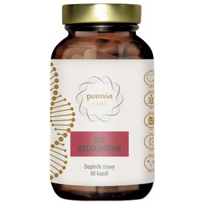 Puravia labs Bio Astaxantin, 60 kapslí – Hledejceny.cz