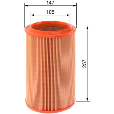 Vzduchový filtr BOSCH 1 457 433 791 (1457433791) – Hledejceny.cz