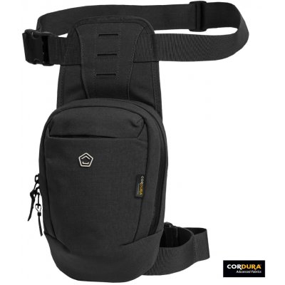 PENTAGON Taška víceúčelová stehenní Consul Thigh Pouch černá – Zboží Mobilmania