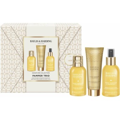 Baylis & Harding Sweet Mandarin & Grapefruit pěna do koupele 100 ml + tělový sprej 95 ml + tělové mléko 50 ml – Zbozi.Blesk.cz