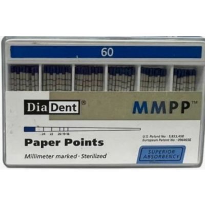DiaDent Čepy papírové standardní MMPP MP201-612 - Vel./šíře: 60 – Hledejceny.cz