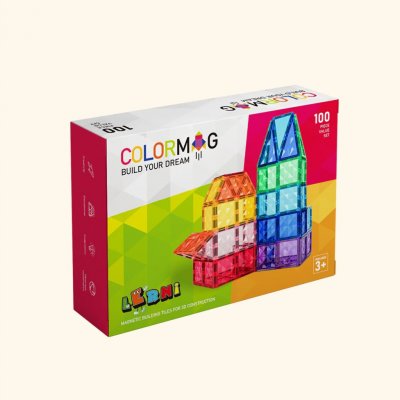COLORMAG Magnetická stavebnice 100 ks – Zboží Dáma