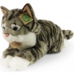 Eco- Friendly mourovatá kočka šedá 42 cm – Sleviste.cz