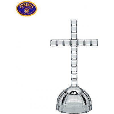 Crystal Bohemia Bohemia Crystal kříž hladký 21,5cm "na kopečku" – Hledejceny.cz