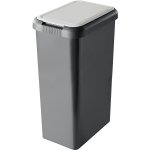 Tontarelli Odpadkový koš Touch & Lift 45 l bílá/černá – Zboží Dáma