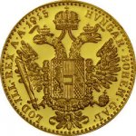 Münze Österreich Zlatá mince 1 Dukát Františka Josefa I. 1915 Novoražba 3,49 g – Zboží Dáma