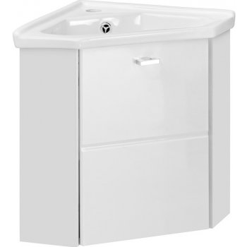 Comad Rohová umyvadlová skříňka 40 cm FINKA WHITE 824, bílá FINKA WHITE 824 -9068CORNE FSC