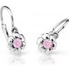 Náušnice Cutie Jewellery zlaté dětské C2151B Pink