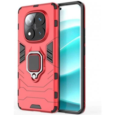 Lenuo Armor obal pro Xiaomi Redmi Note 14 Pro 4G červená – Sleviste.cz