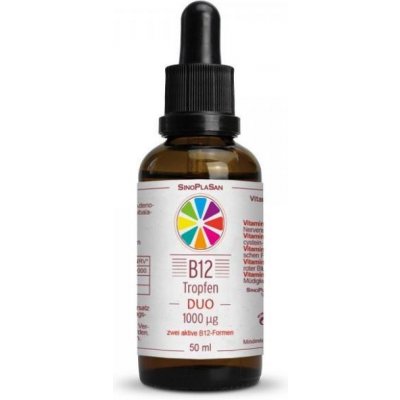 SinoPlaSan DUO kapky vitamin B12 1000 µg metylkobalamín + adenosylkobalamín 50 ml – Hledejceny.cz