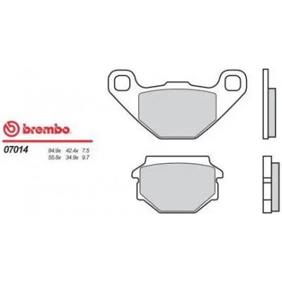 Brembo Přední brzdové destičky Brembo SYM 125 HUSKY 1996 - 1998 směs OEM