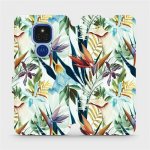 Pouzdro Mobiwear Flipové Motorola Moto E7 Plus - M071P Flóra – Hledejceny.cz