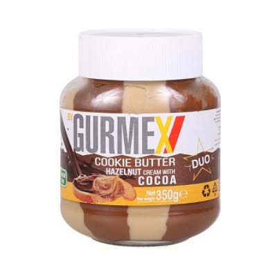 Gurmex Kakaový krém z lískových oříšků a máslových sušenek 350 g